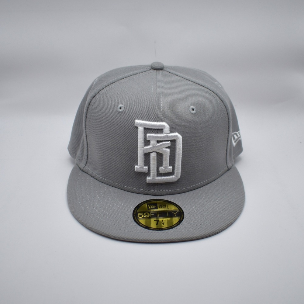 New Era 59FIFTY Dominican Republic WBC Baseball Fitted Hat Cap 7 1/4 Grey NWT